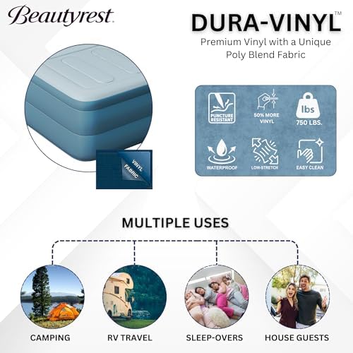 Beautyrest 18 Air Mattress with Pillowtop and Tri-Zone Support