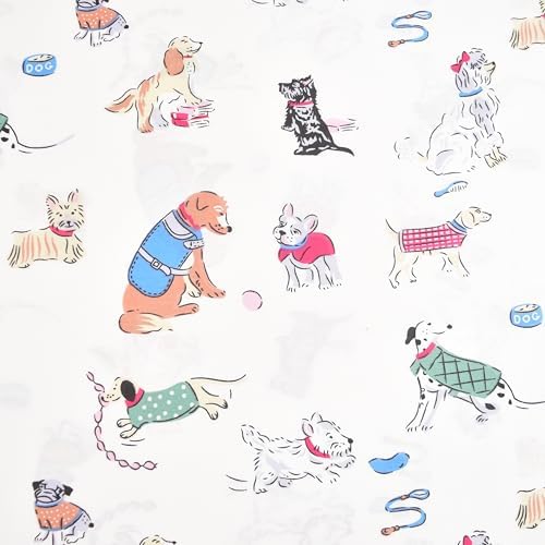 Scientific Sleep 3-Piece Cotton Bed Sheet Set for Kids and Dogs