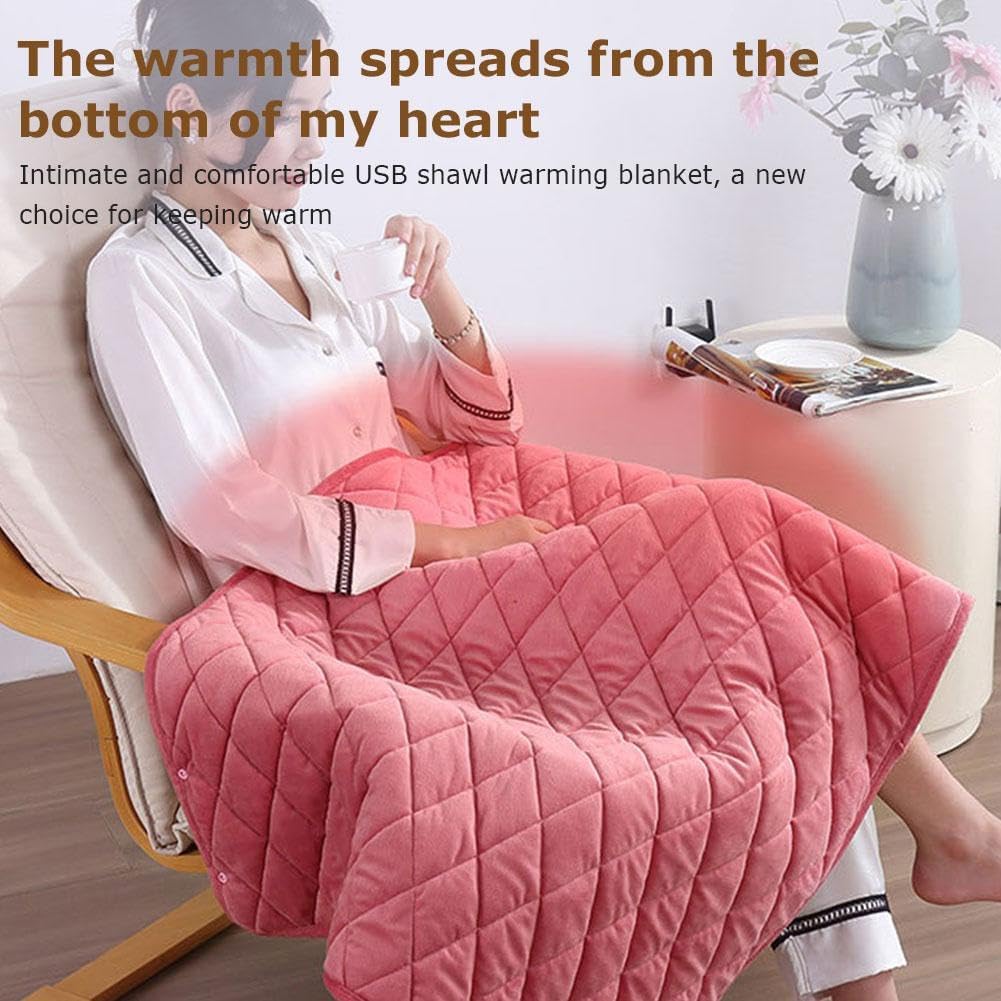 USB Electric Heated Blanket with 3 Heat Levels