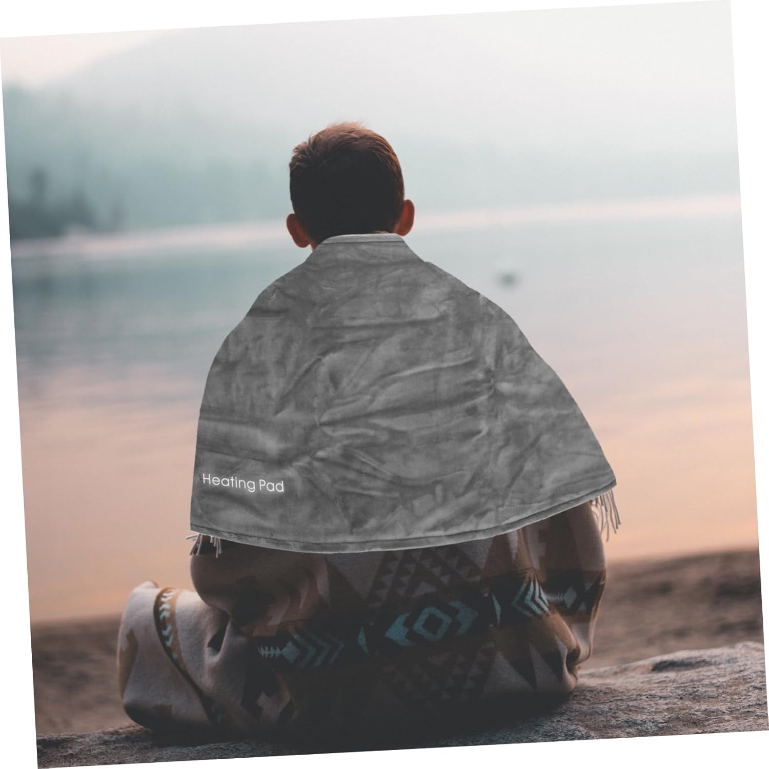 VICASKY USB Graphene Heating Throw Blanket for Home Office Winter Use
