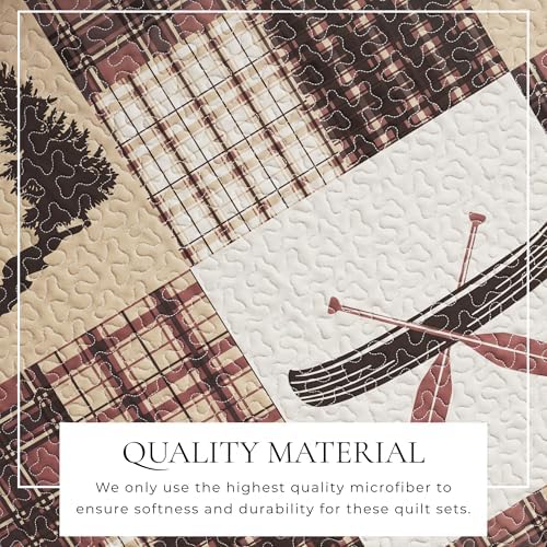 Great Bay Home Redwood Quilt Set Twin Size