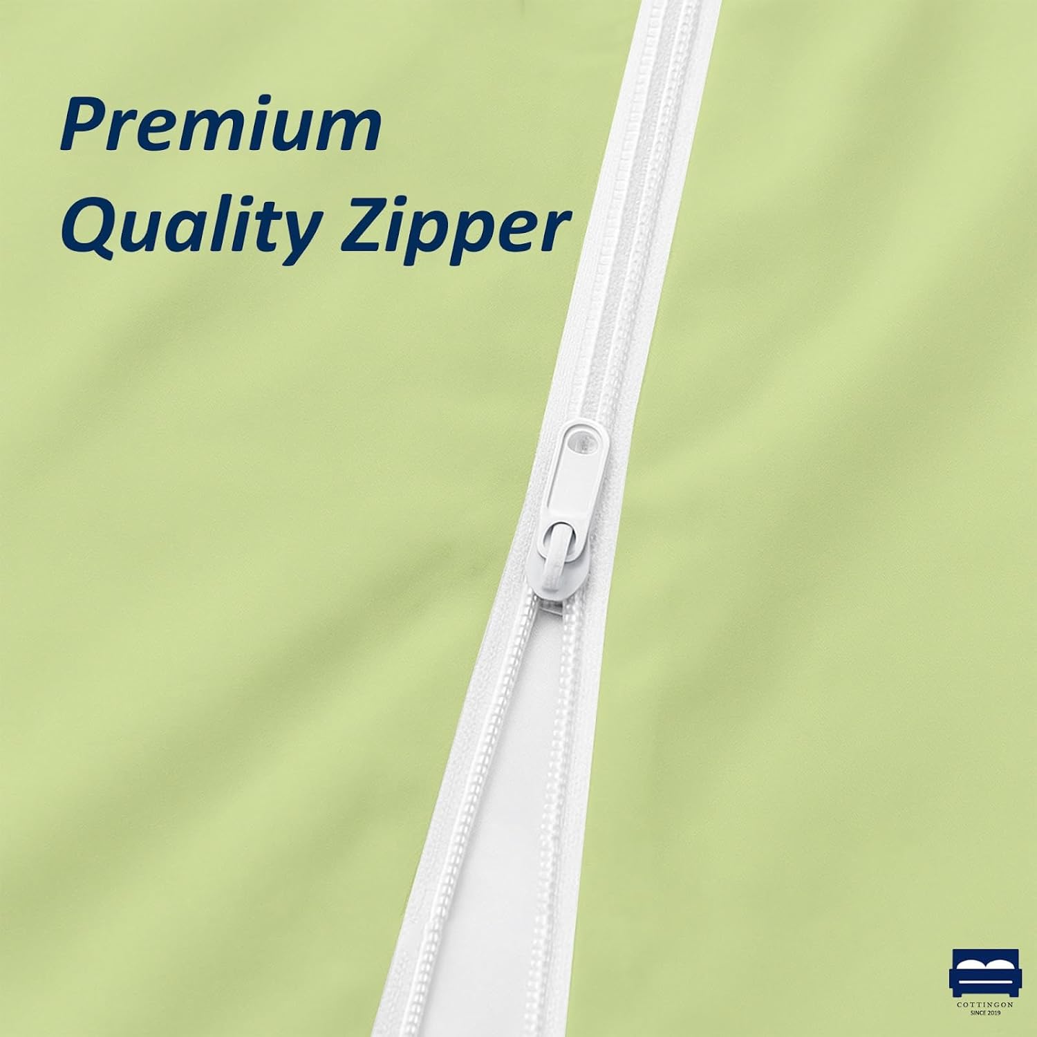 Cottingon California King Zipper Fitted Sheet Sage