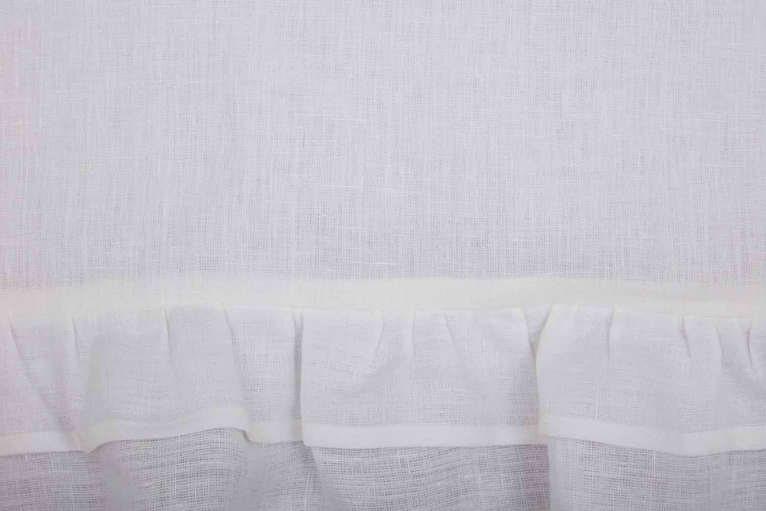 Piper Classics Linen Euro Pillow Cover with 4 Ruffle
