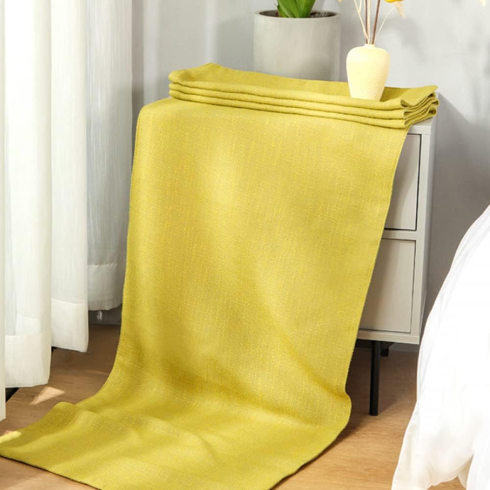 Hotel Bedding Bed Runner Scarf 1 Piece Cotton Linen Soft Coverlet