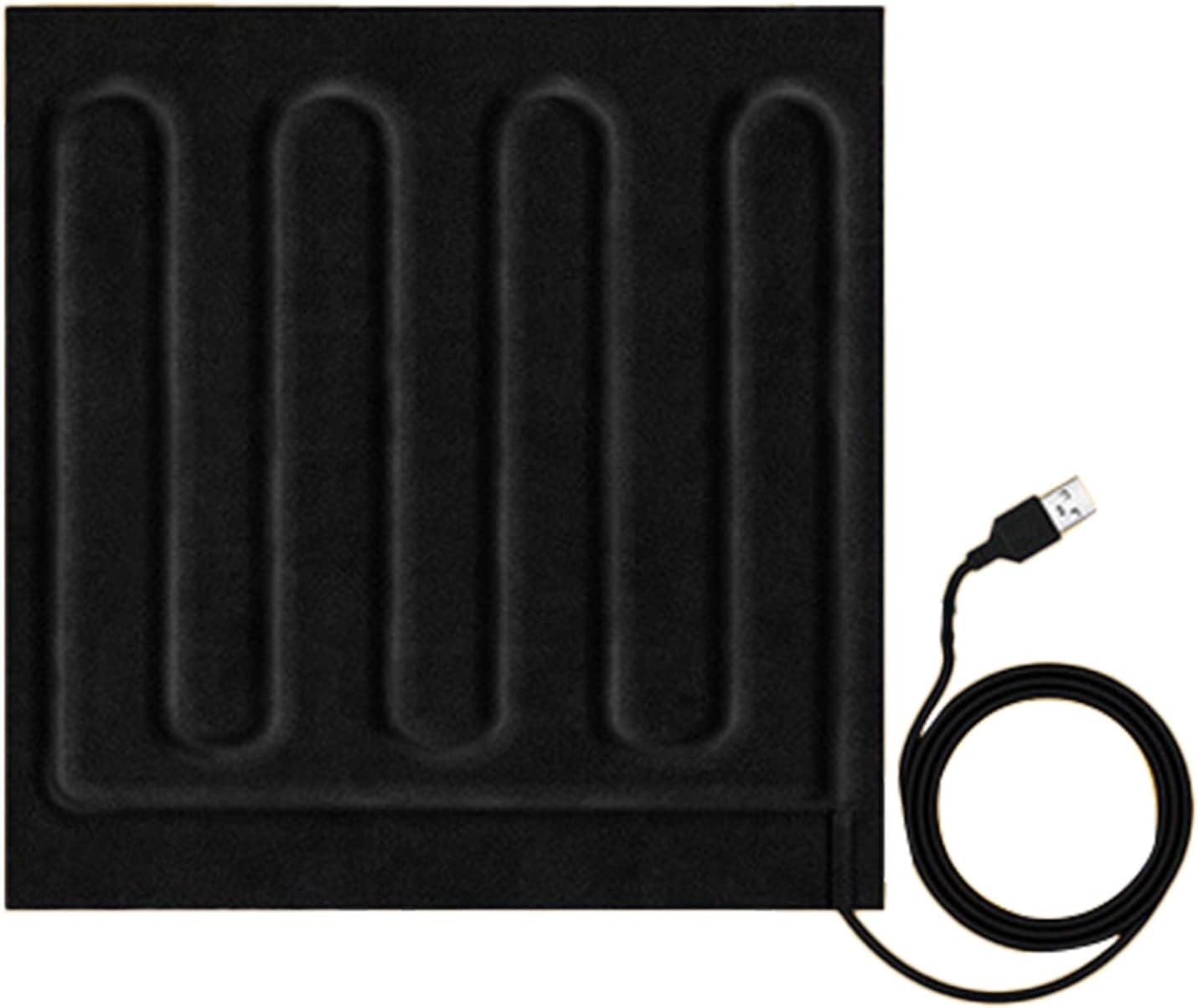 USB Heated Blanket with Dual Control - Grey One Size 1
