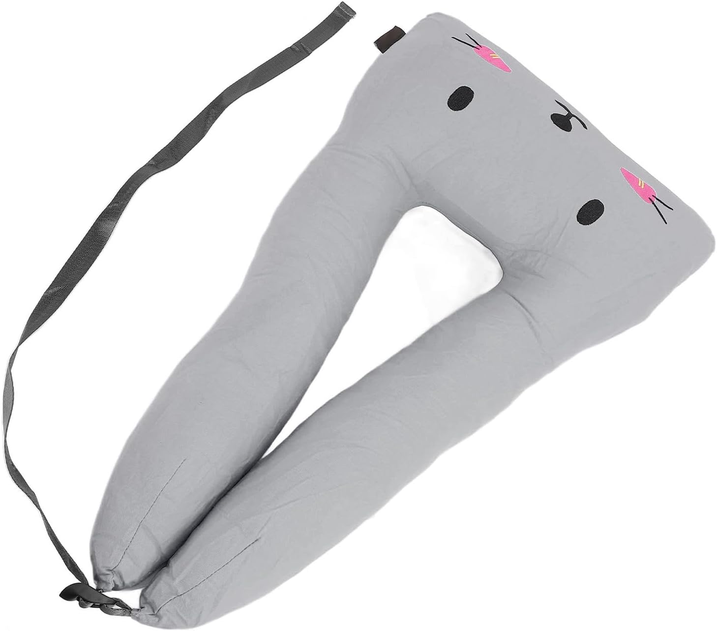 BTSEURY Kids Travel Pillow Gray