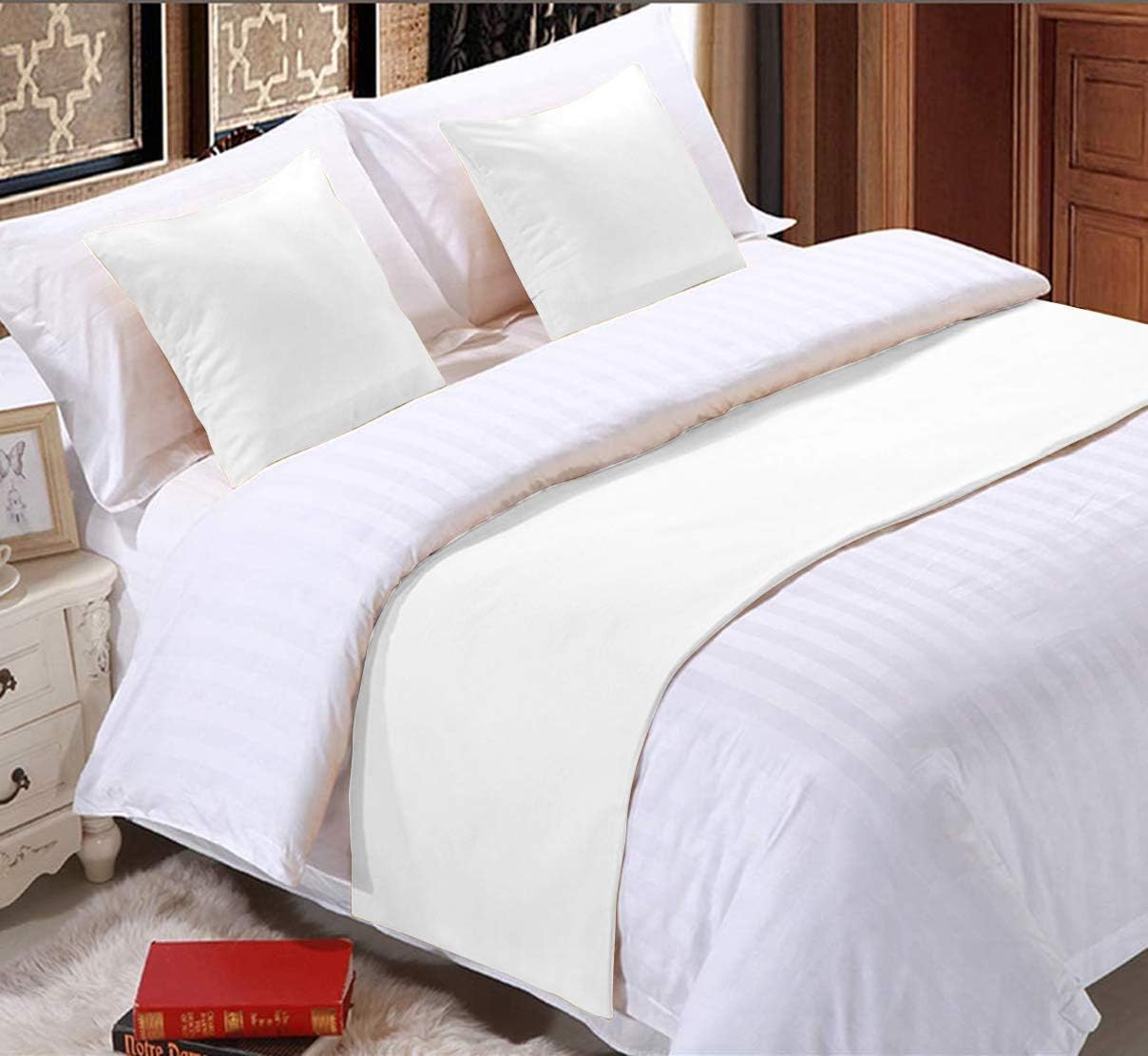 Craft Bedding 800 Thread Count Bed Runner Scarf Protector
