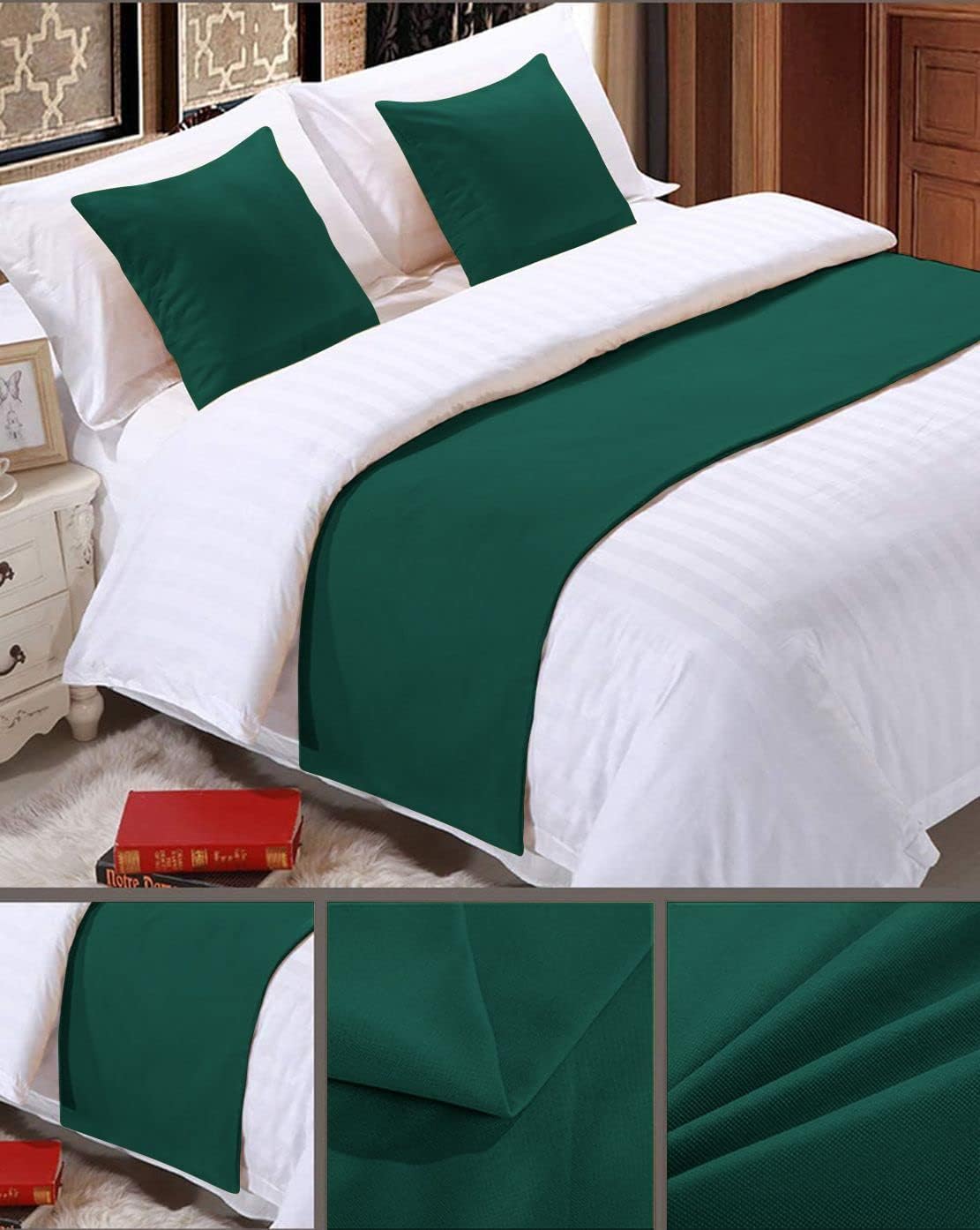 Lotus Bedding 1 Piece Bed Runner Scarf Protector