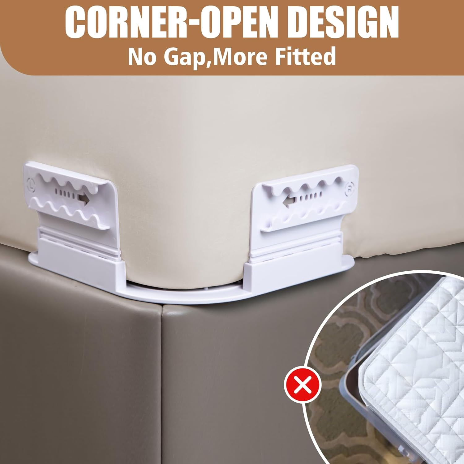 GAWAVAWA Sheet Holders with Adjustable Height and No-Clip Lock System