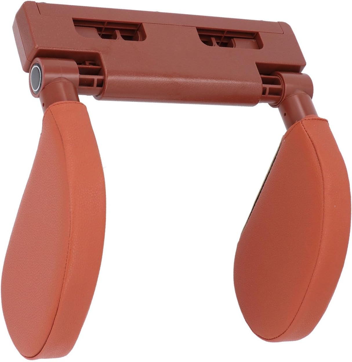 Adjustable Car Headrest Pillow for Kids and Adults - Brown