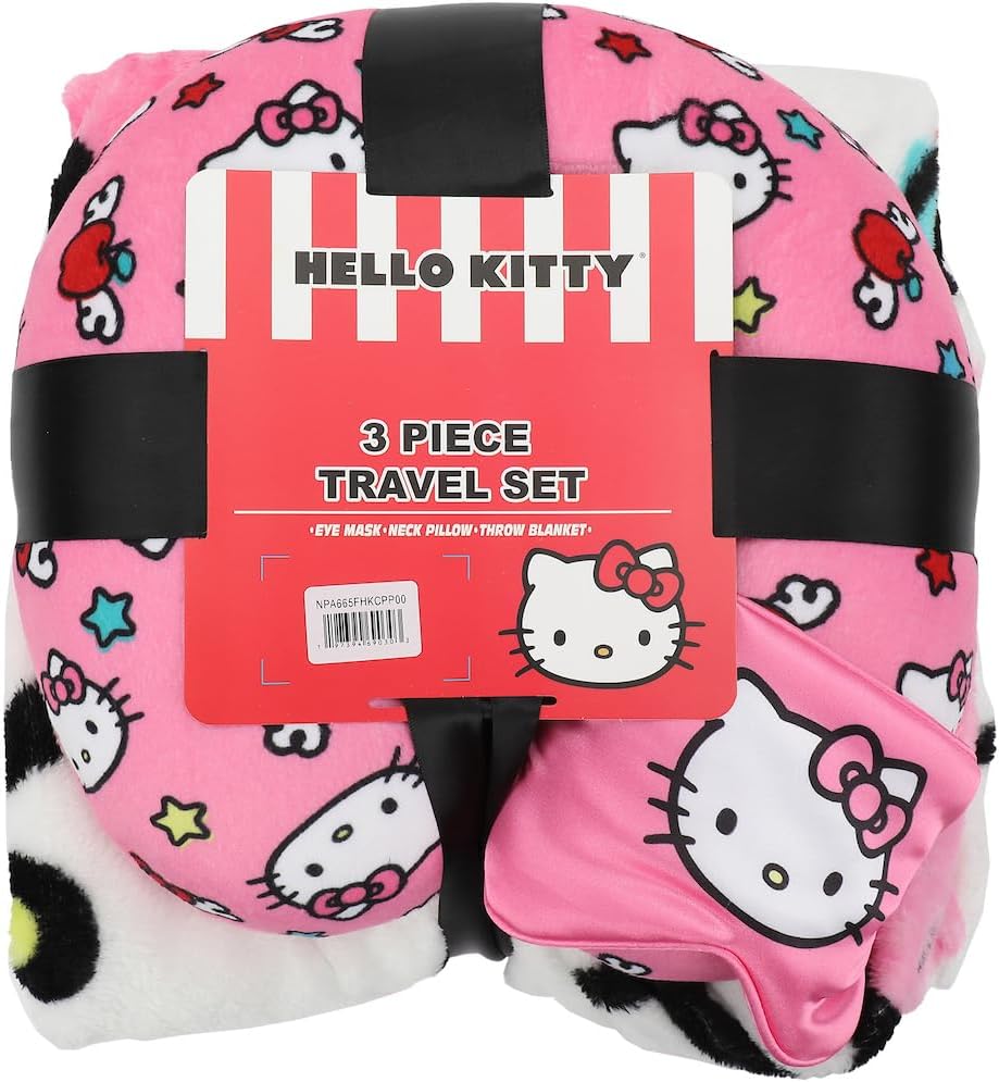 Bioworld Adult Hello Kitty Travel Set