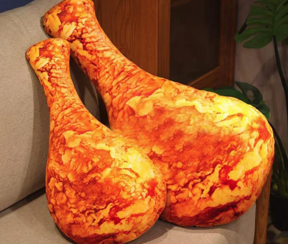 WeiWeiLee Cartoon Chicken Leg Plush Pillow 50cm