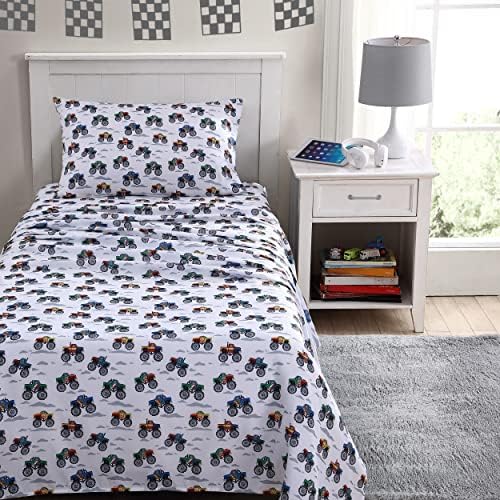Poppy Fritz Twin Bed Set with Pillowcase Stain-Resistant and Oeko-Tex Certified