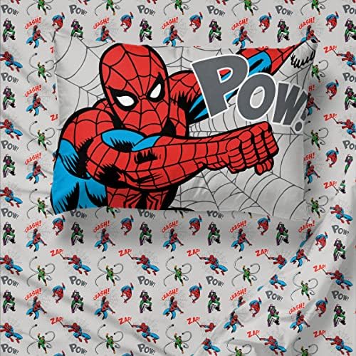 Marvel Spiderman Comforter Set - 7 Piece Full Size Bedding