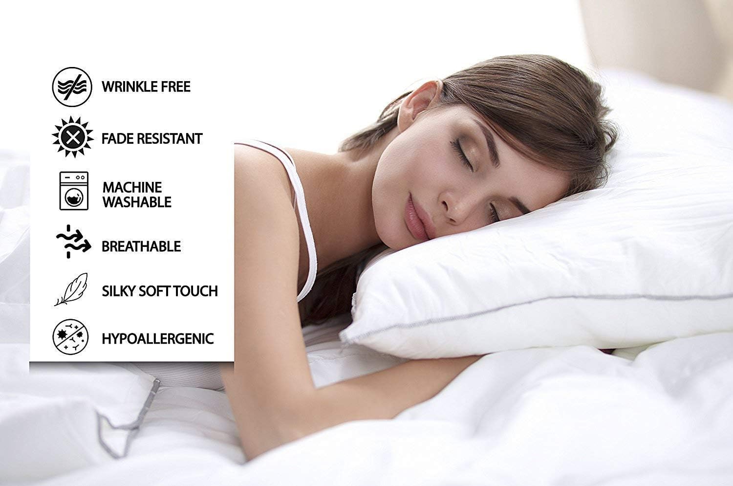 Crown Collection Premium 600-TC Egyptian Cotton Fitted Sheet California King White