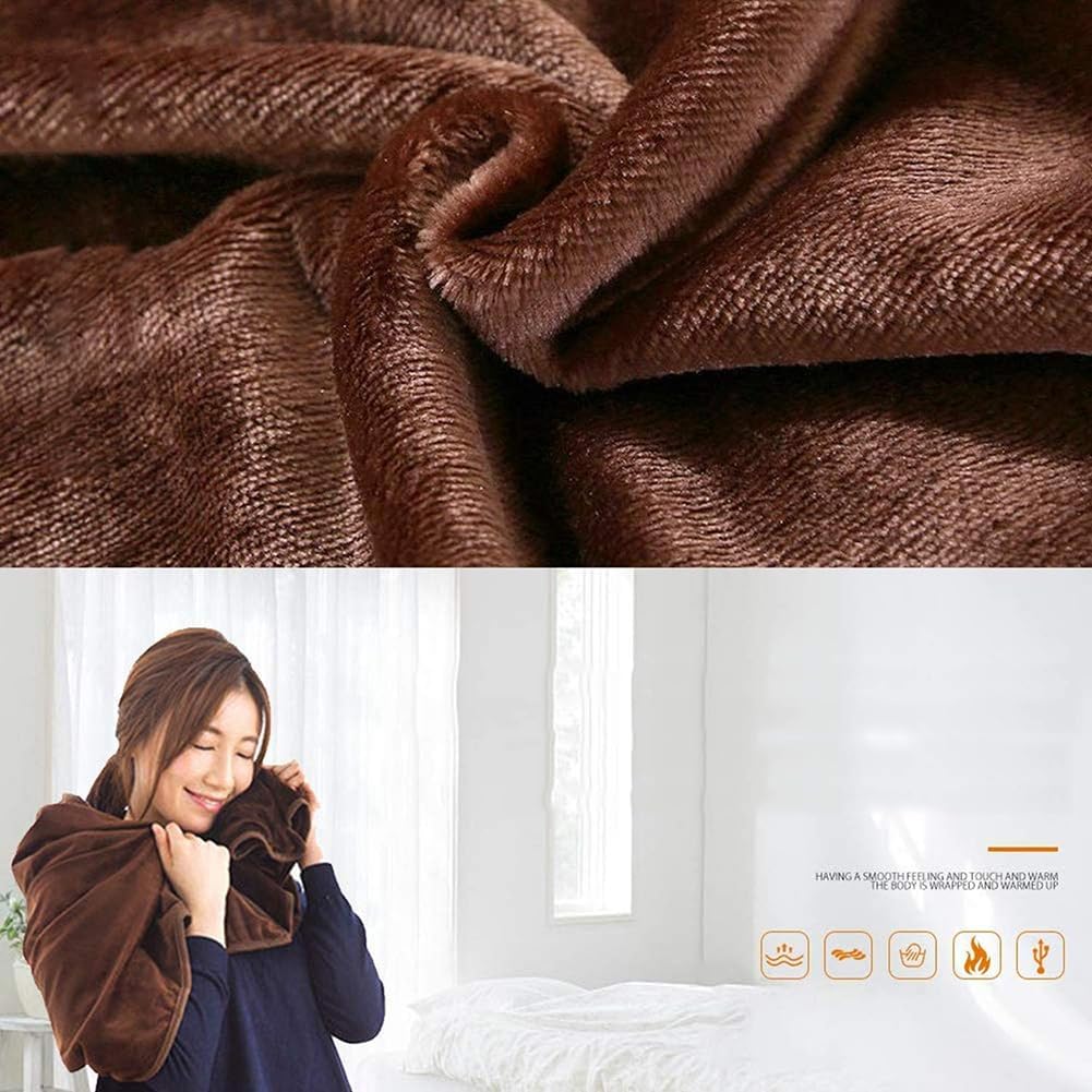 Heated Shawl Blanket with 3 Heat Settings
