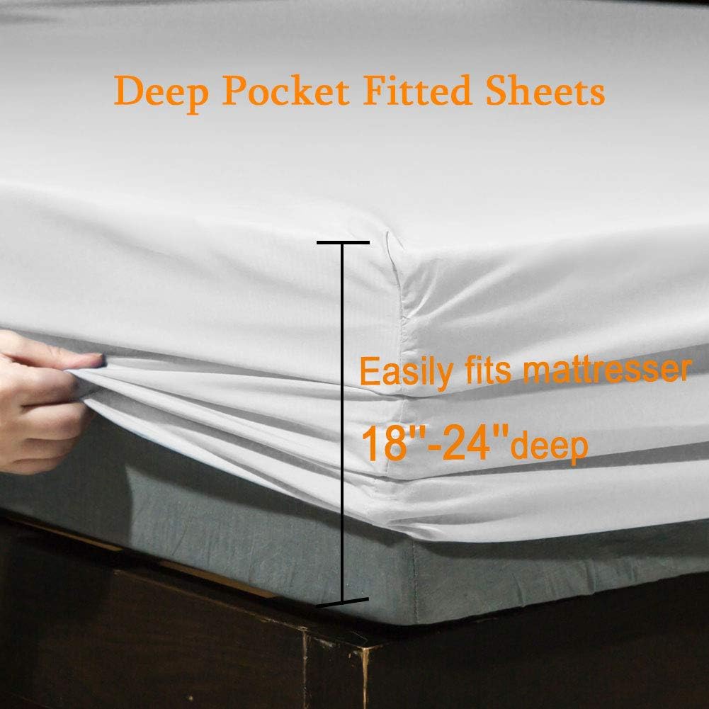 SONORO KATE 6-Piece Microfiber Bed Sheet Set