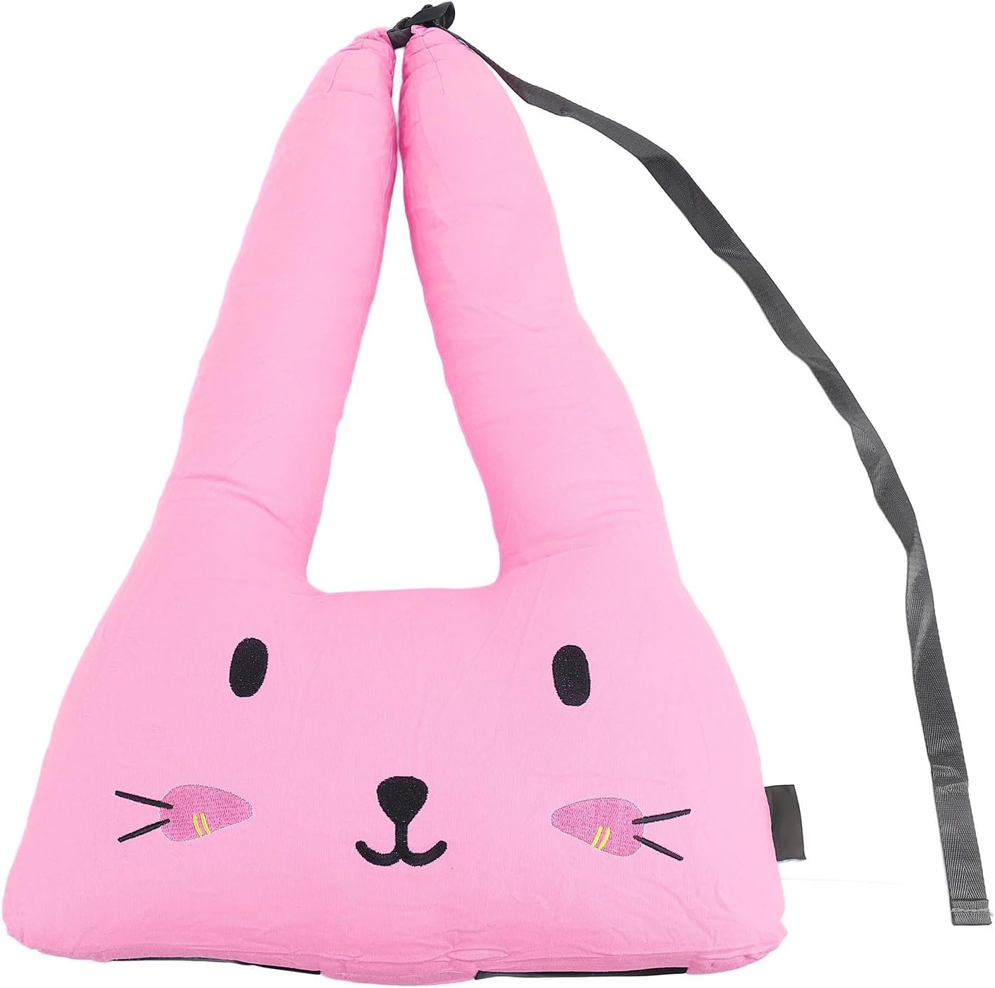 Kids Travel Pillow with Headrest and Shoulder Support Pink