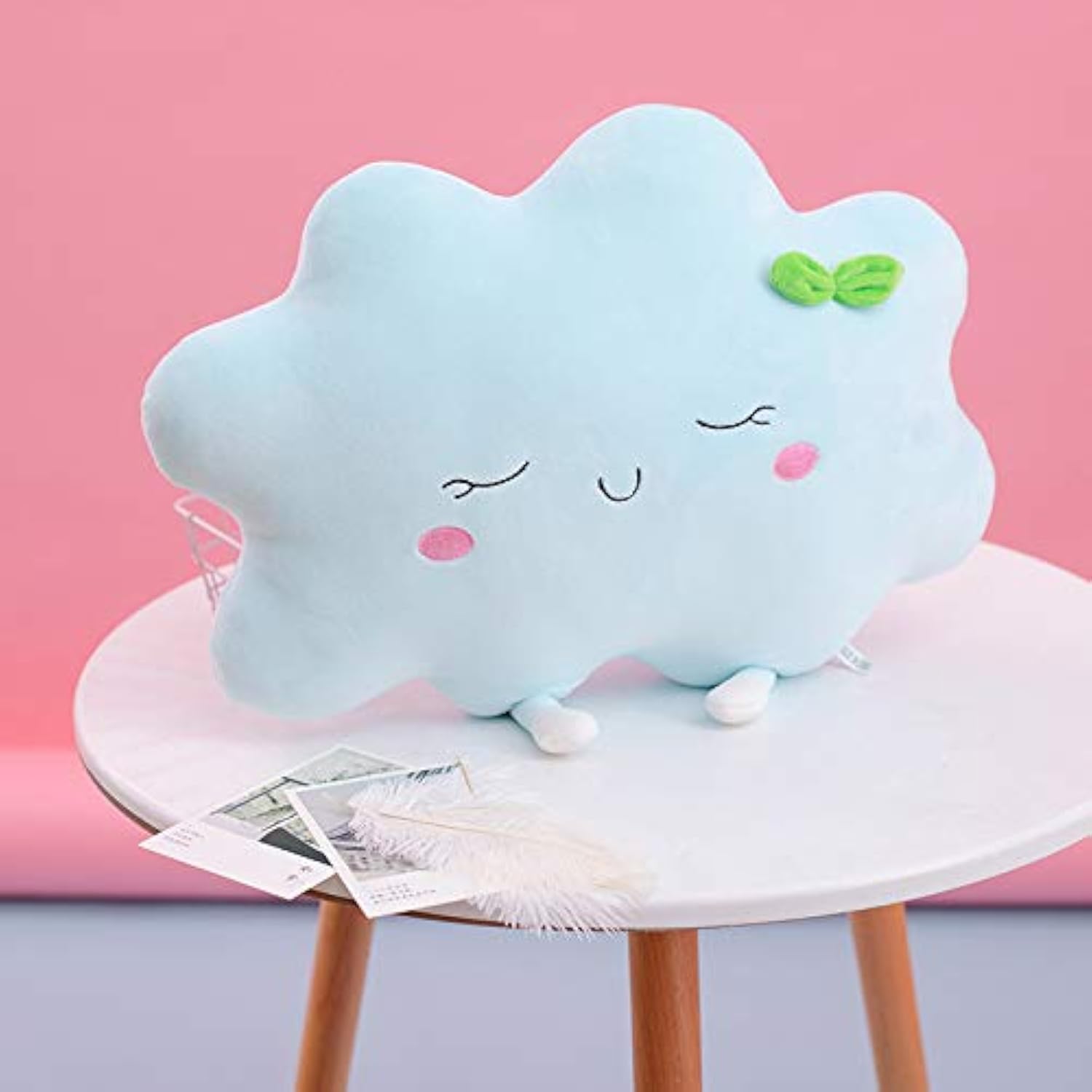 JOSON Sun Shaped Pillow Soft Plush Throw Cushion