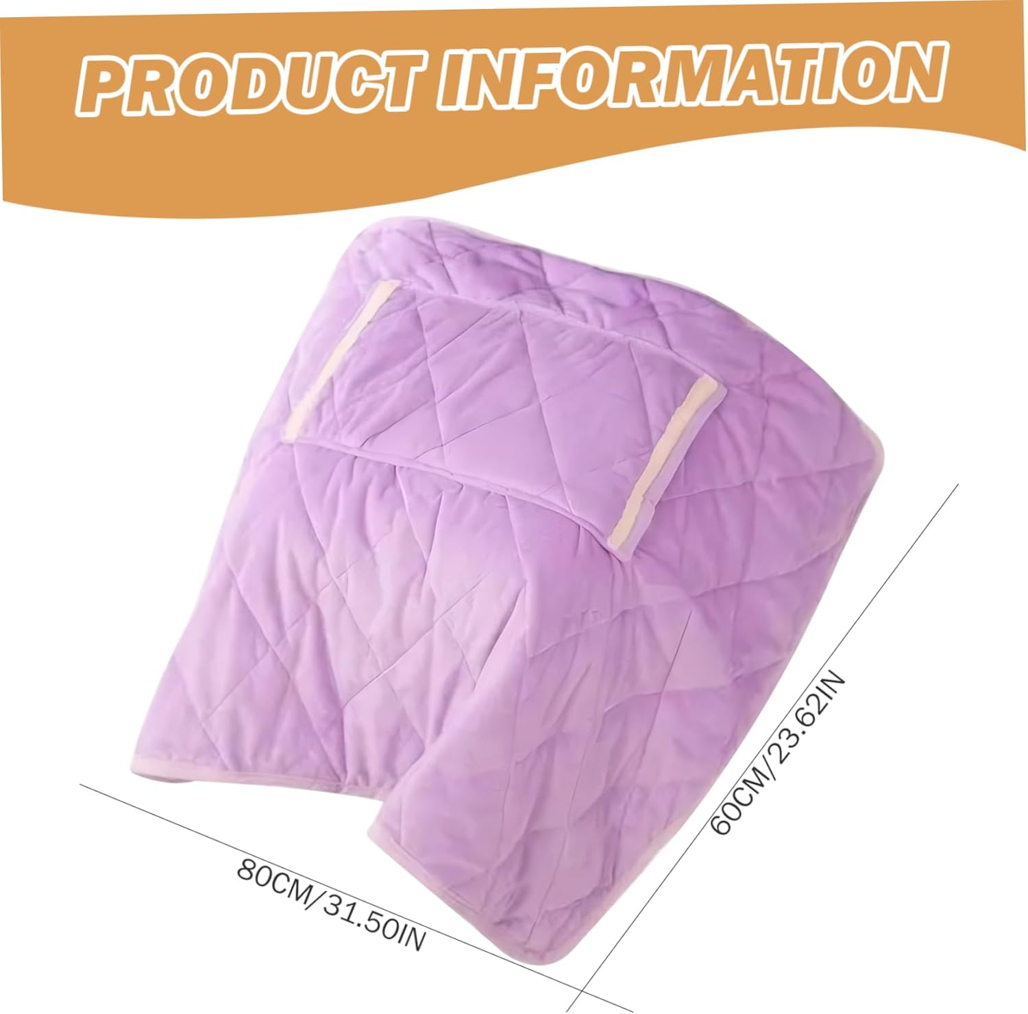 USB Heated Blanket 24x32 Purple Portable