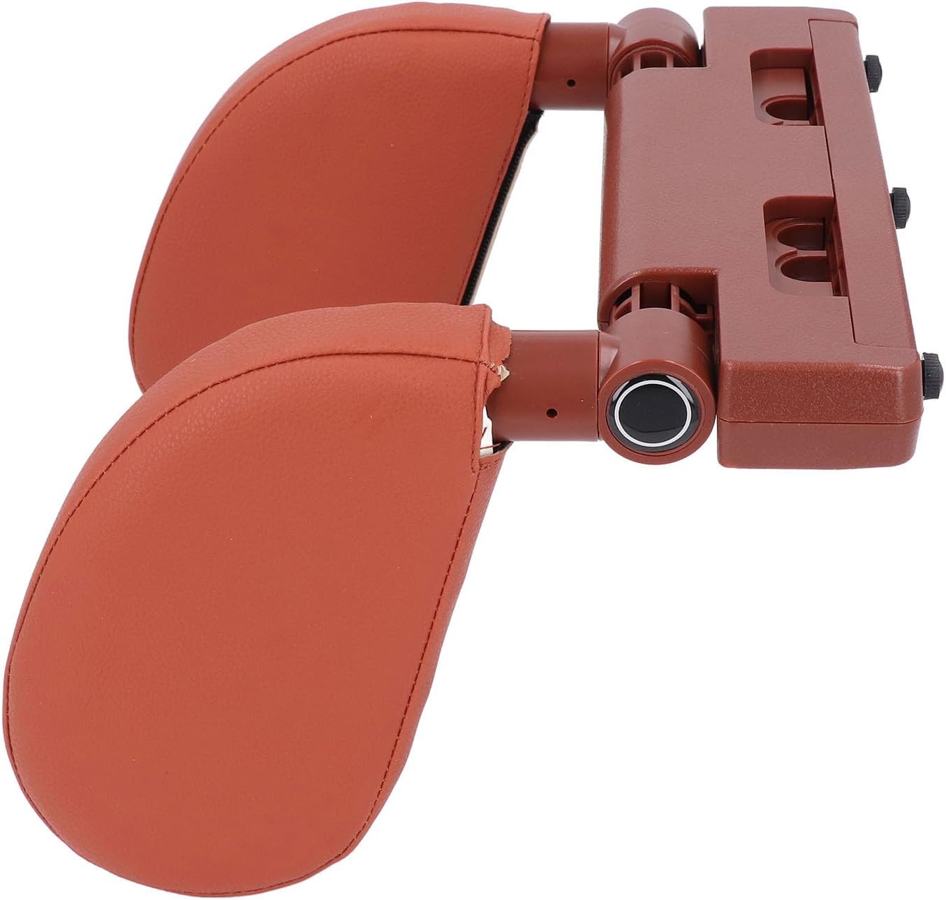 Adjustable Car Headrest Pillow for Kids and Adults - Brown