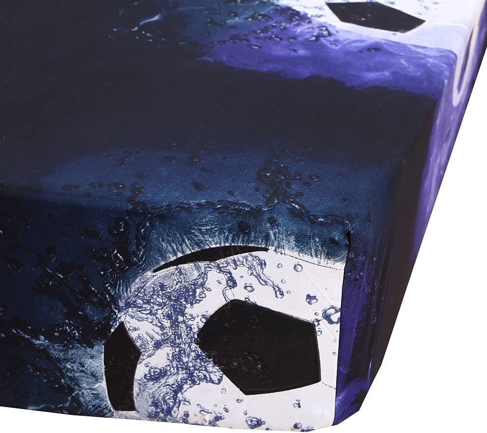 SDIII 4PCS Soccer Sheets Set Twin