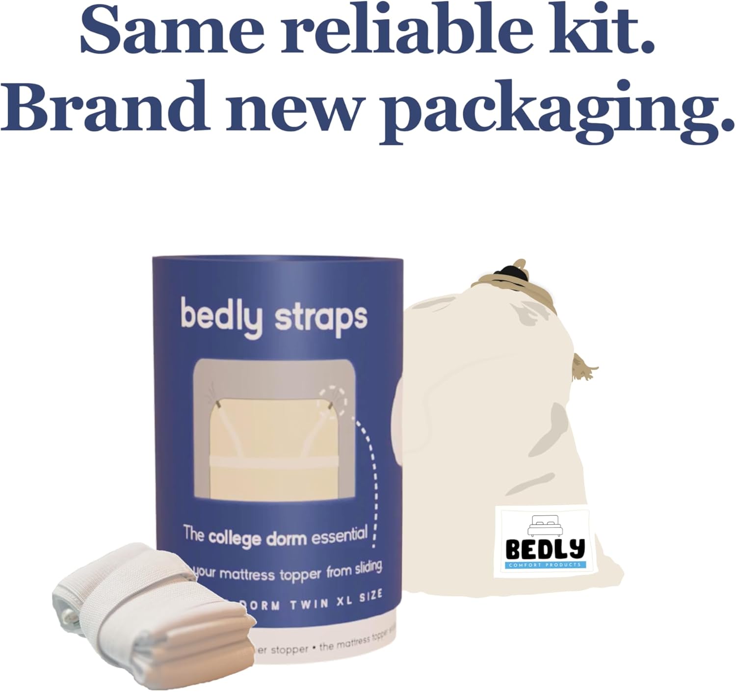 Bedly Straps with Clips - Mattress Topper Sheet Fastener