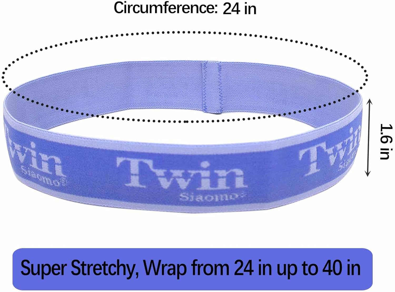 Siaomo Bed Sheet Organizer Bands - Twin 4PCS Blue