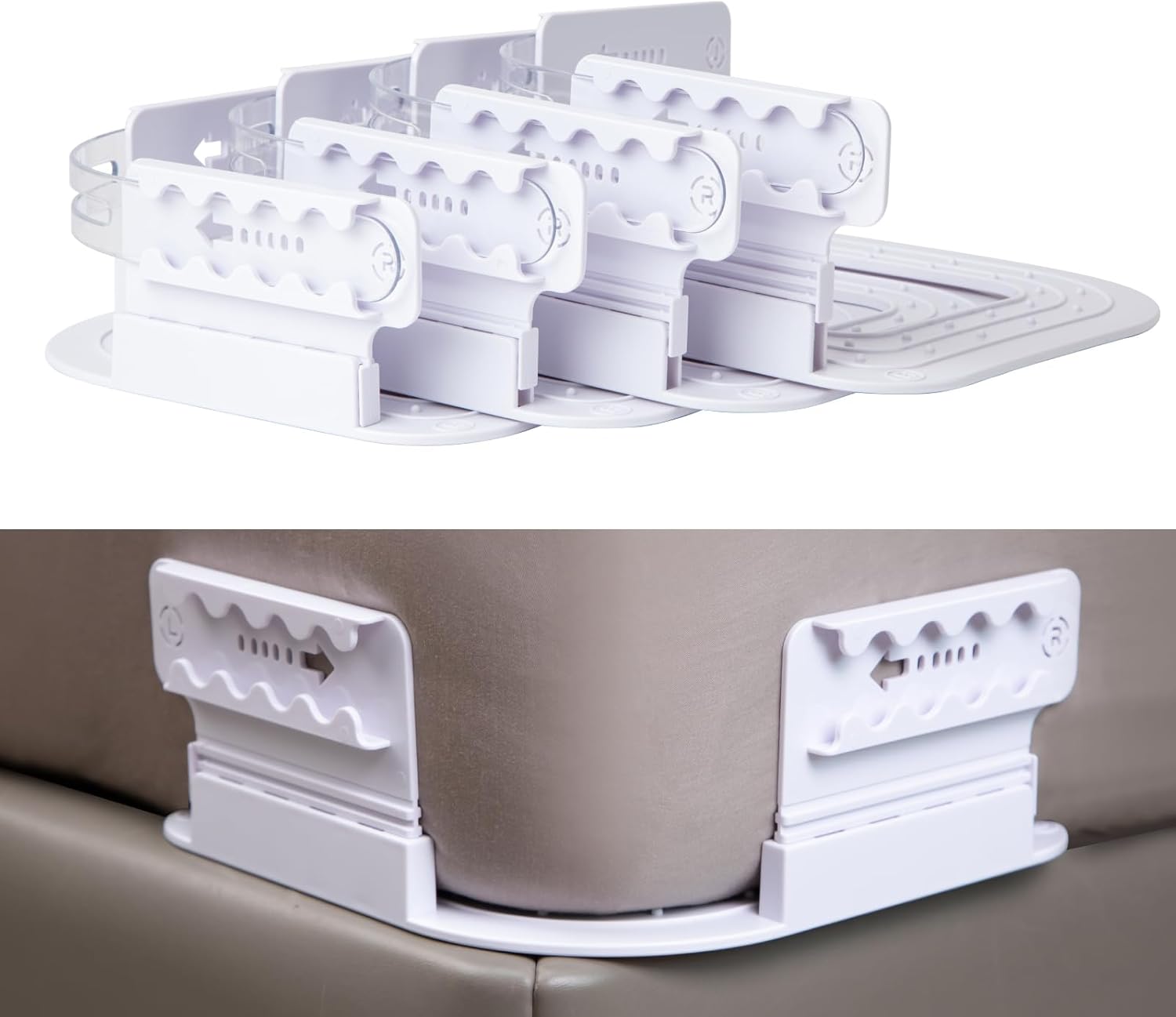 GAWAVAWA Sheet Holders with Adjustable Height and No-Clip Lock System