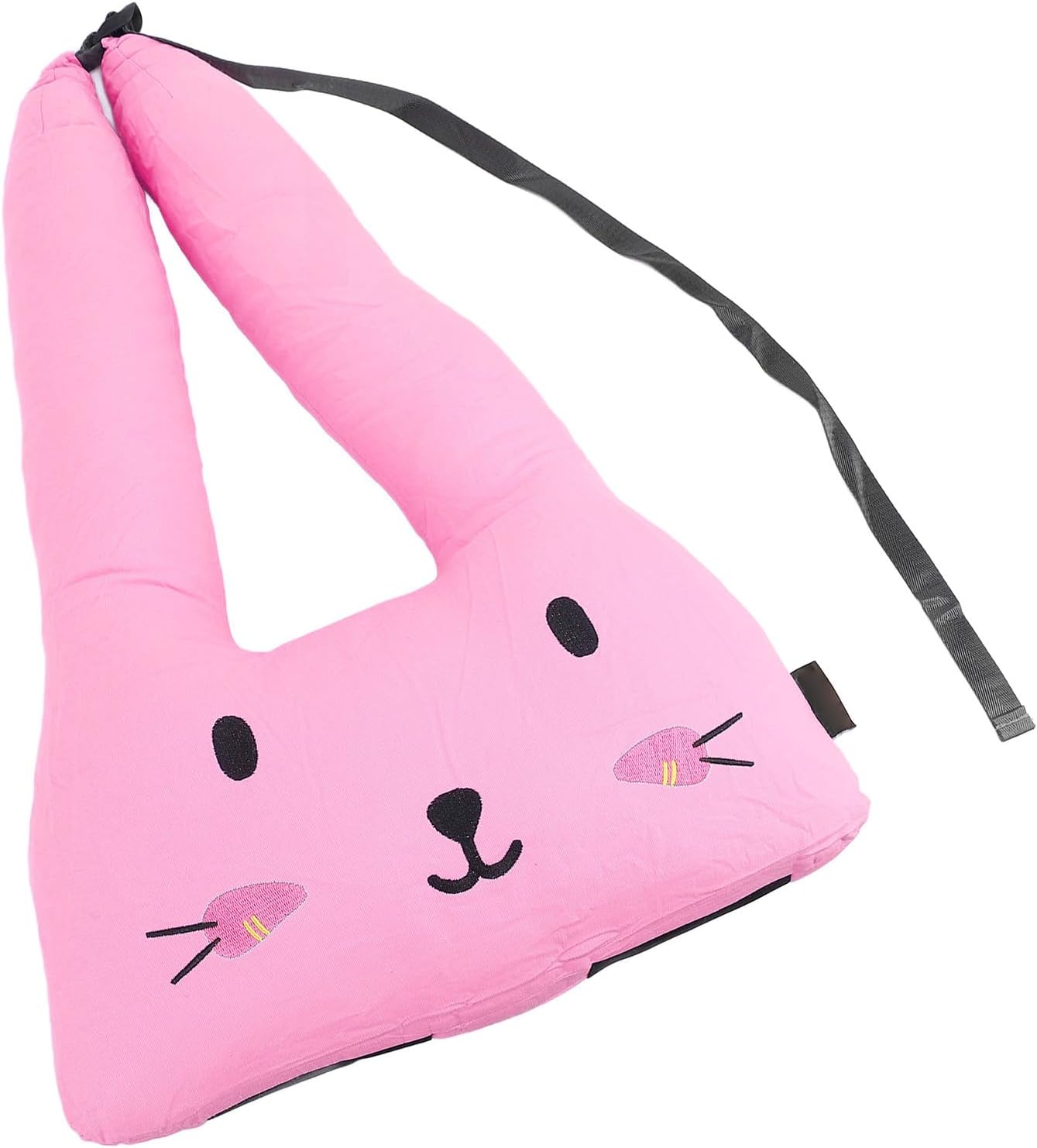 Kids Travel Pillow with Headrest and Shoulder Support Pink