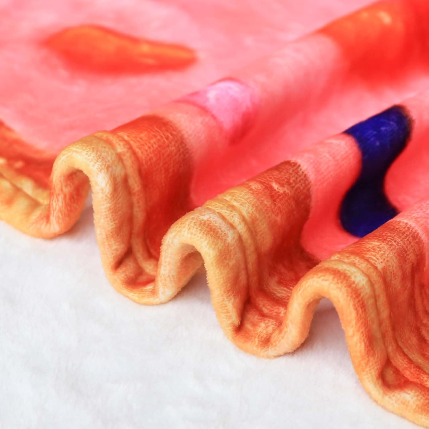 Bnuitland Pink Donut Throw Blanket 300 GSM Flannel