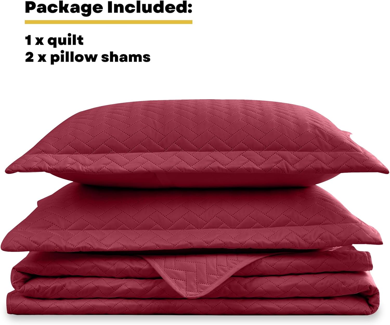 MapleStone Oversized King Quilt Set - 3 Piece
