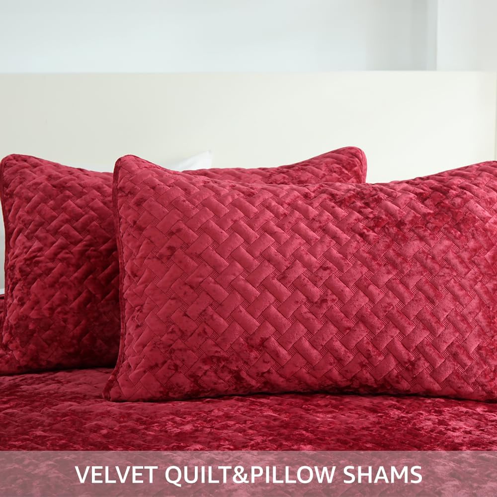 Liians Velvet Queen Bedspread Set