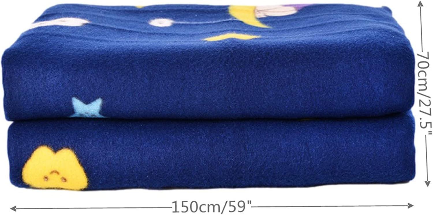 Lovskoo Soft Flannel Heated Plaid Throw Blanket for Travel