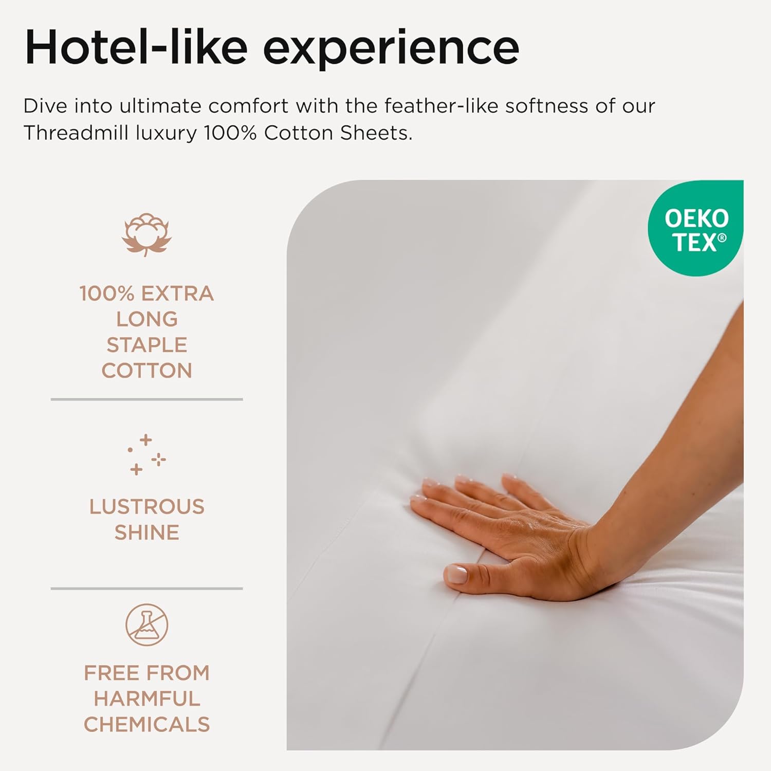 Threadmill Luxury 800 Thread Count California King 100 Cotton Sheets