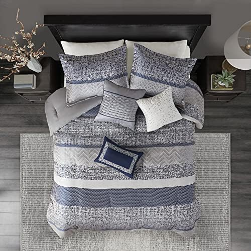 Madison Park Luxury Comforter Set with Decorative Pillows