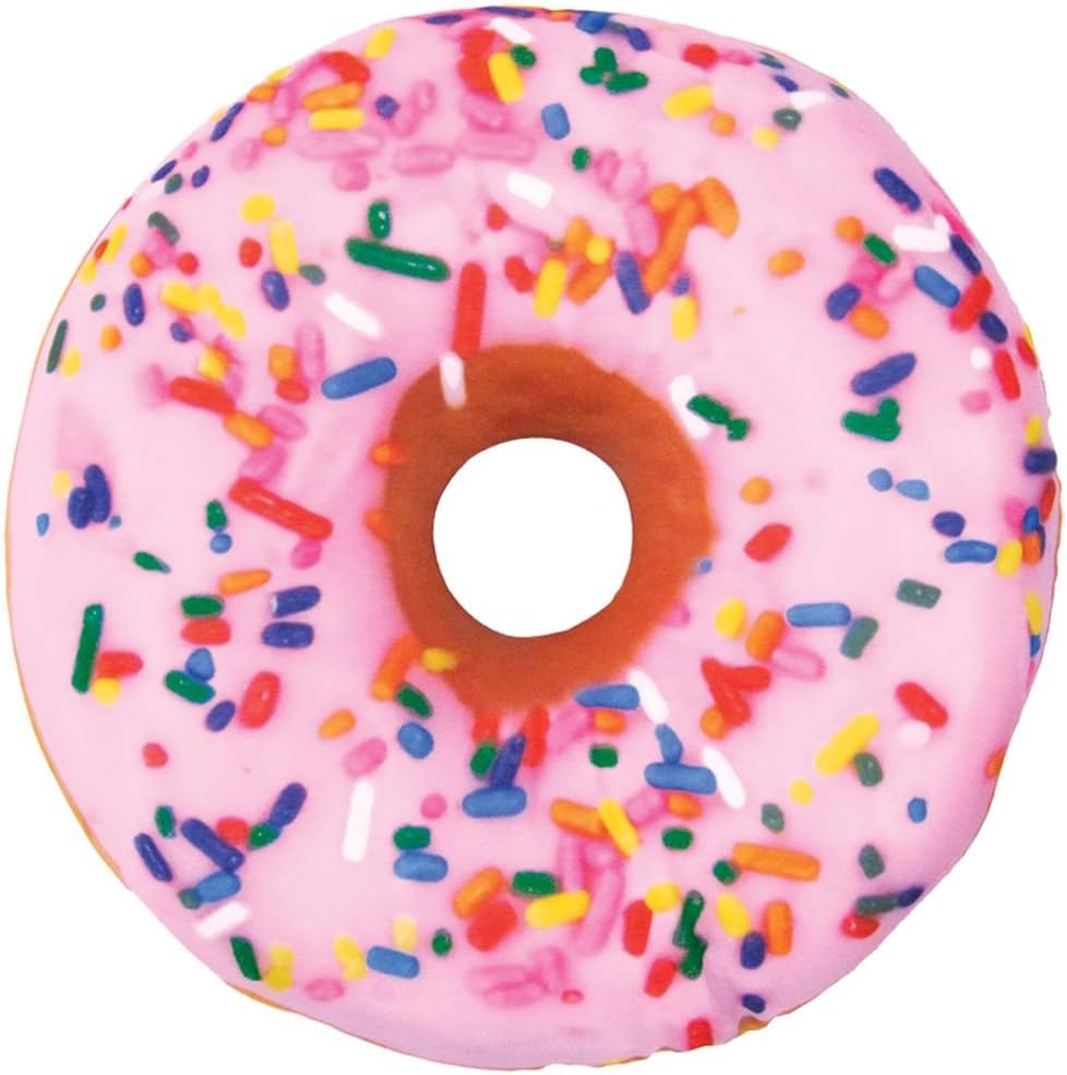 Iscream Donut Shaped Bi-Color 16 Microbead Pillow