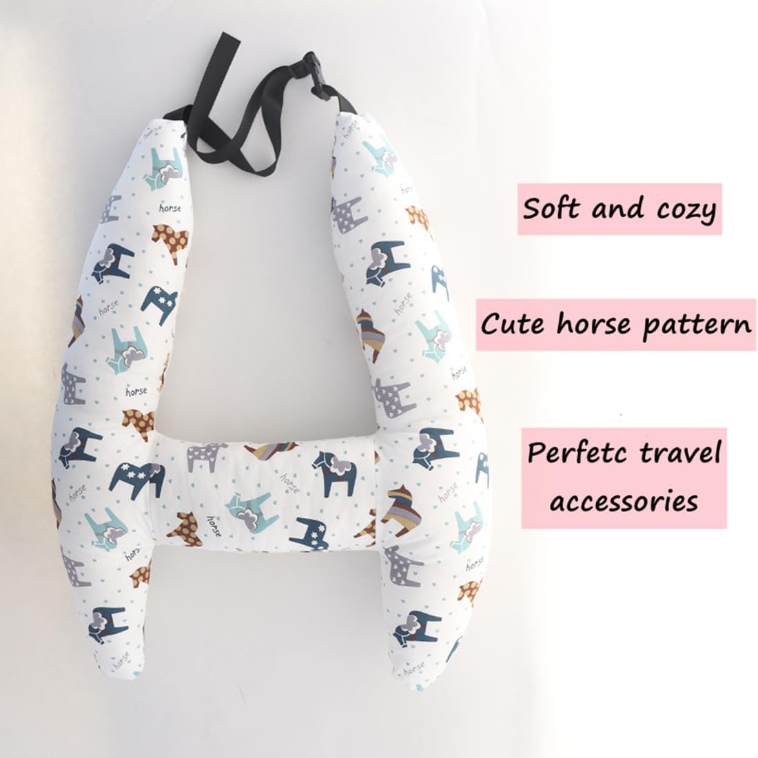 SIQITECHNO H-Shape Travel Pillow for Kids Adults