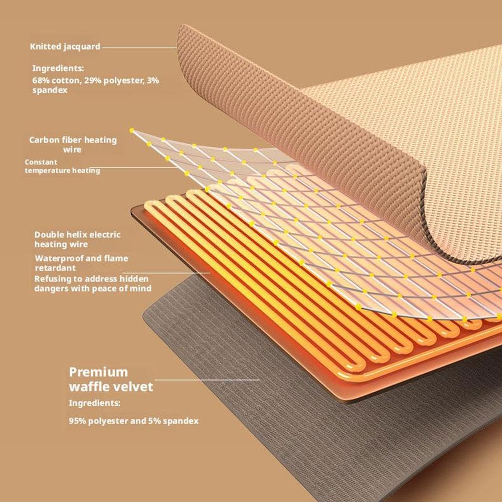 USB Heated Blanket with 3 Levels Portable Heated Shawl Wrap