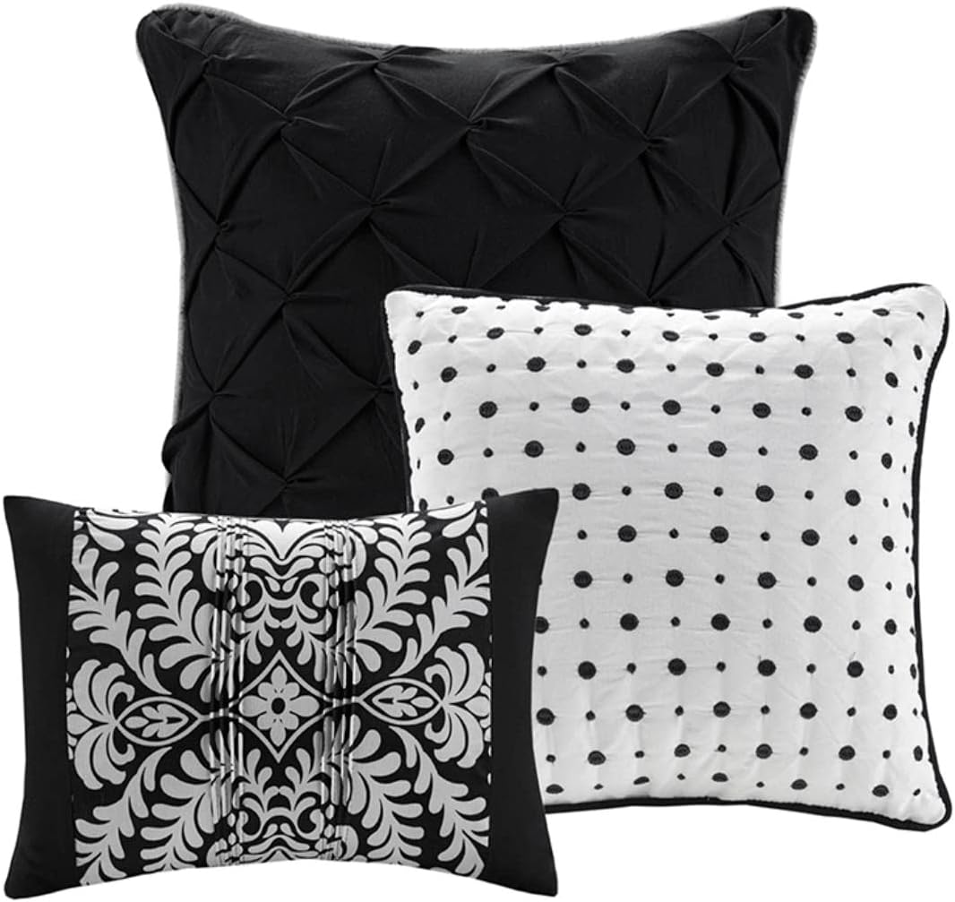 Madison Park Vienna Comforter Set - 7 Piece Black