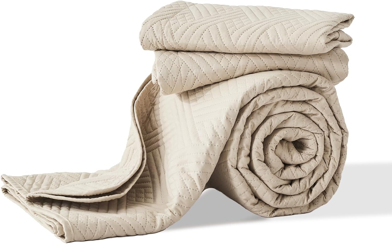 LEAONME California King Quilt Set 3 Pieces