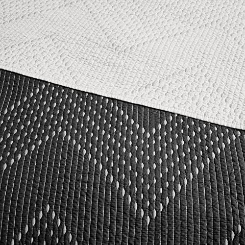 INKIVY Reversible Cotton Quilt Set - Chevron Design
