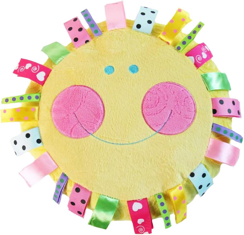 Hello Sunshine 14 Yellow Plush Throw Pillow