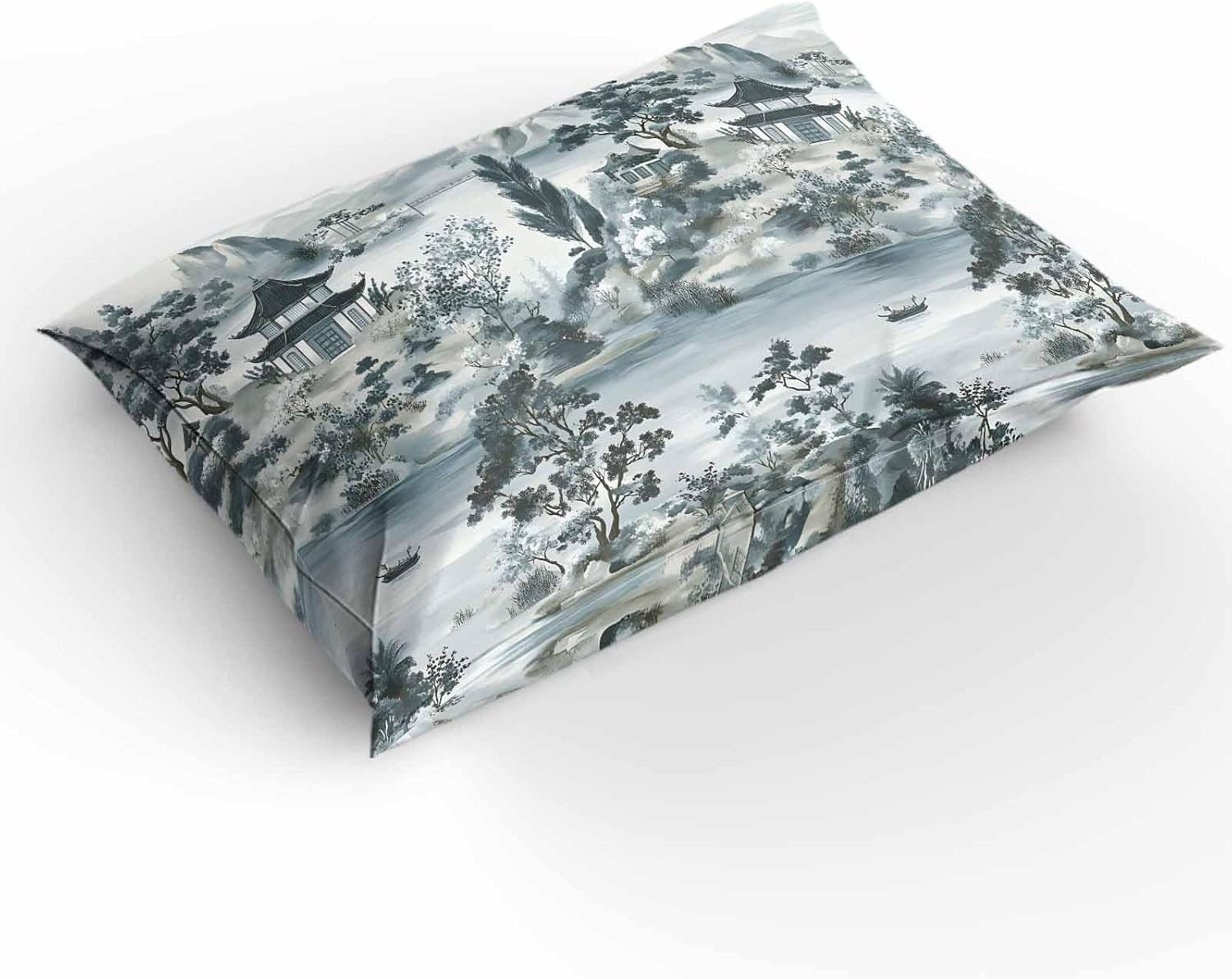 Boanket 3-Piece Queen Duvet Set with Zipper Modern Art Retro Design
