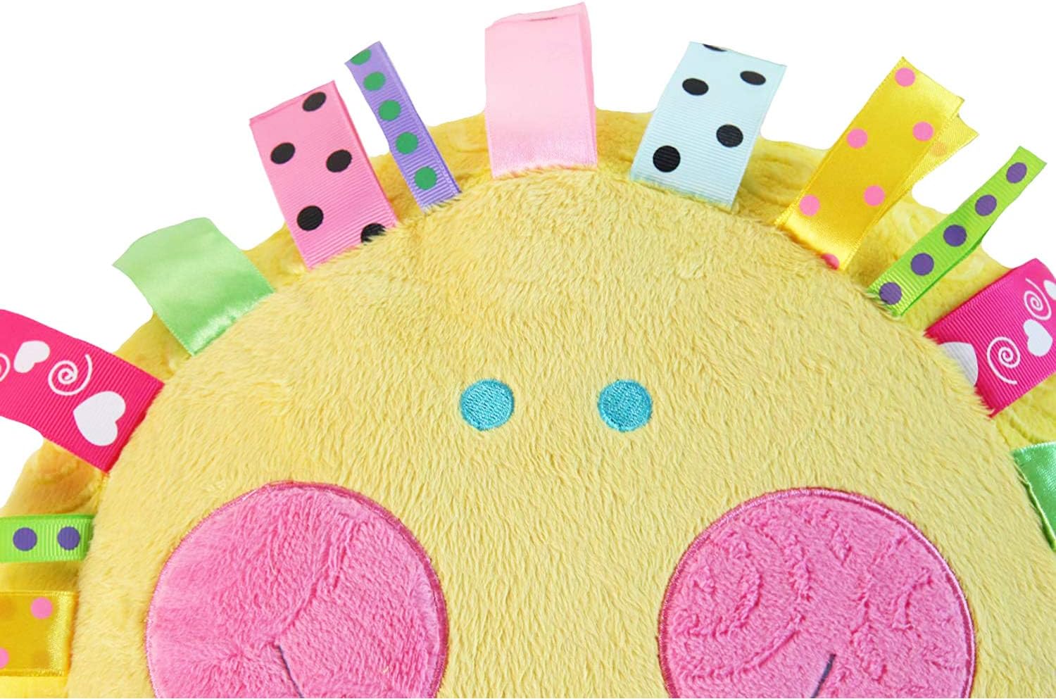 Hello Sunshine 14 Yellow Plush Throw Pillow