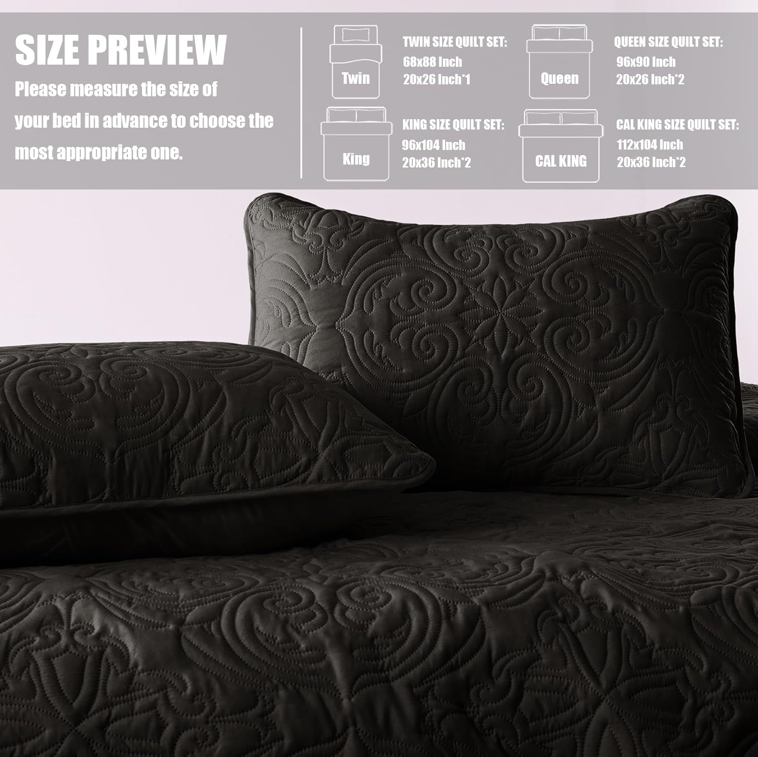 Exclusivo Mezcla King Size Quilt Set with Pillow Shams