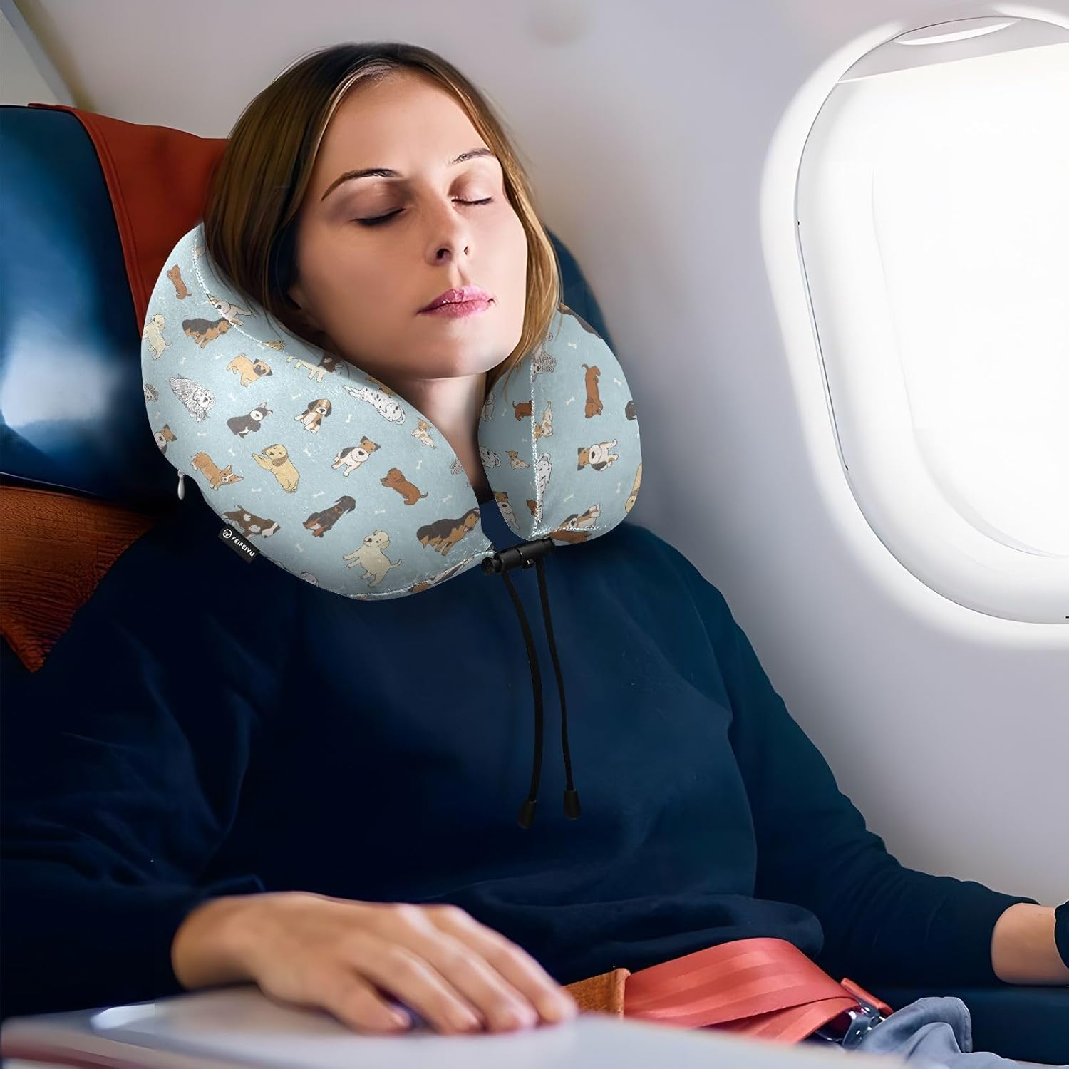 Sletend Travel Neck Pillow with Storage Bag