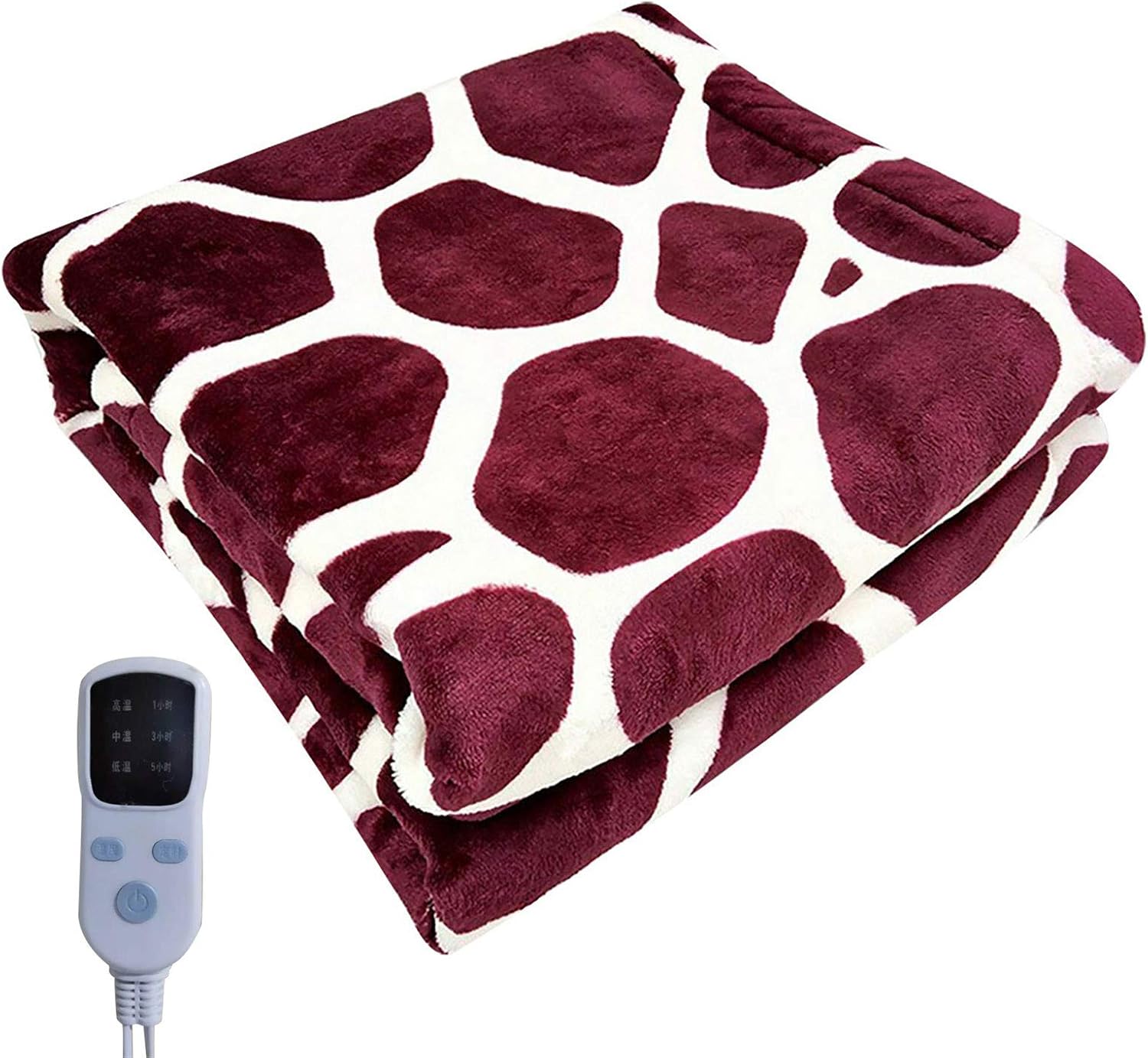 Galeril Electric Throw Blanket - Fast Heating Soft Weighted Warm Blanket with Overheating Protection