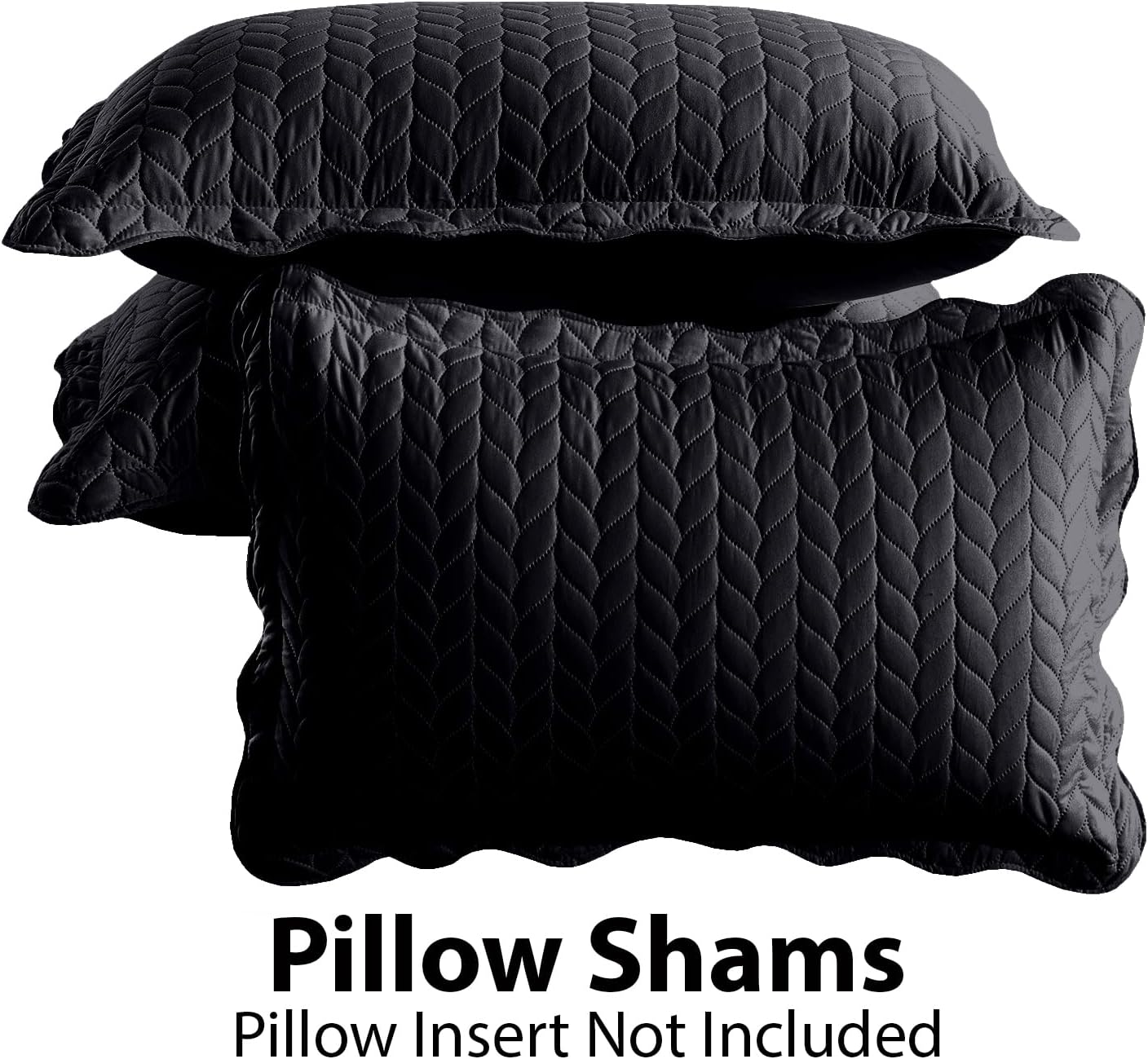 IR Imperial Rooms Twin Quilt Bedding Set Black