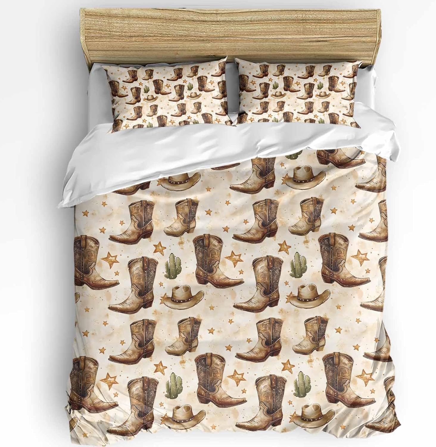 Boanket 3-Piece Queen Duvet Cover Set with Zipper Closure